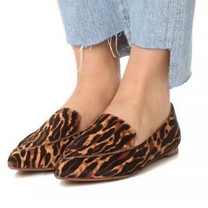 MADEWELL LOU LOAFER IN ANIMAL PRINT CALF HAIR